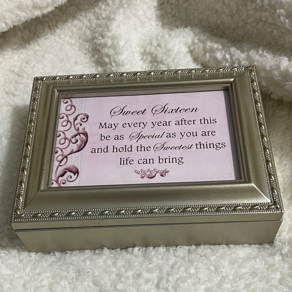 Silver Picture Frame Musical Box